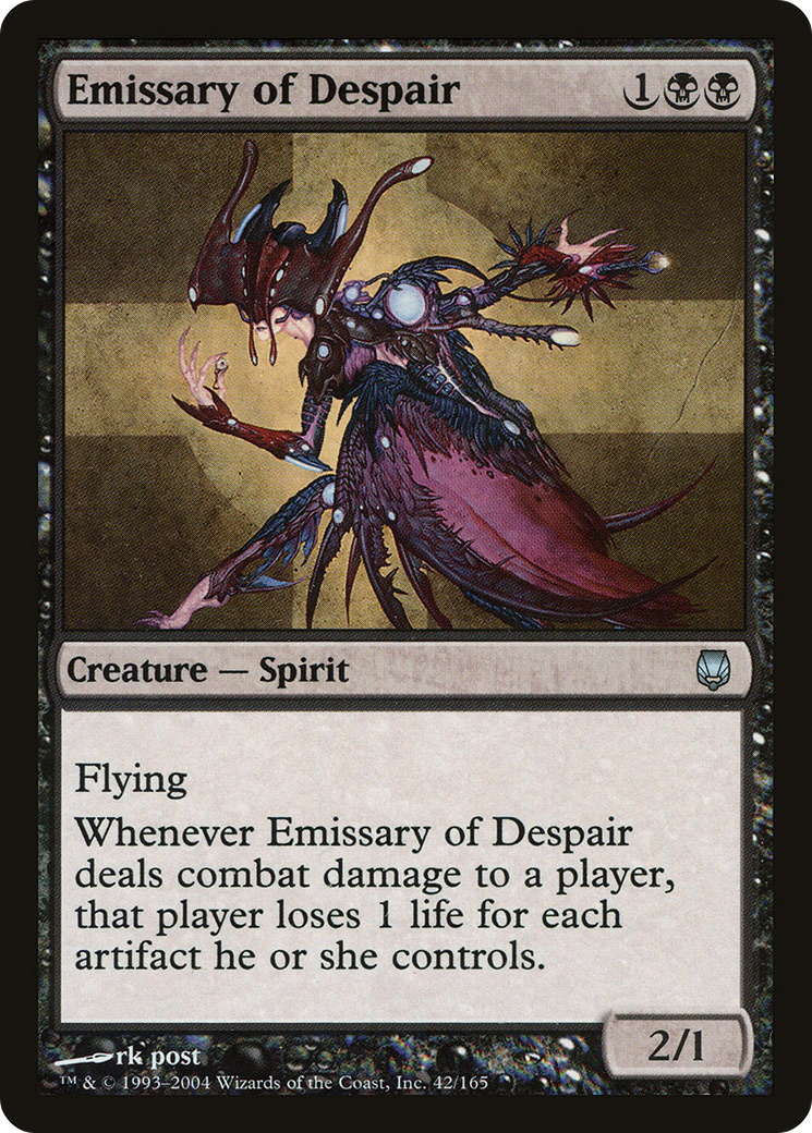Emissary of Despair (DST-042) - Darksteel Foil