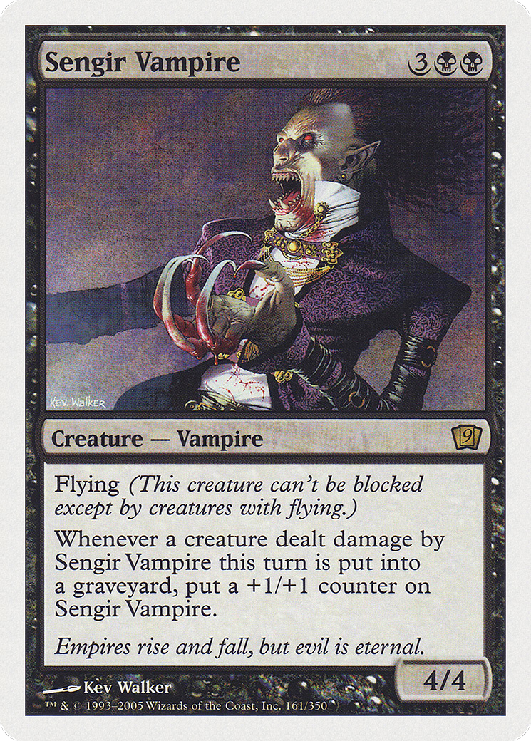 Sengir Vampire (9ED-161) - Ninth Edition