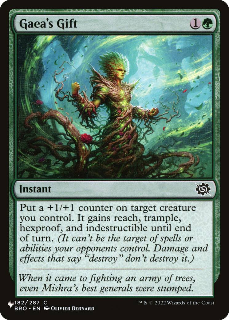 Gaea's Gift (LIST-182/012)  - The List