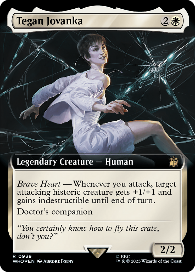 Tegan Jovanka (Extended Art) (Surge Foil) (WHO-939)  Foil - Doctor Who: (Extended Art)