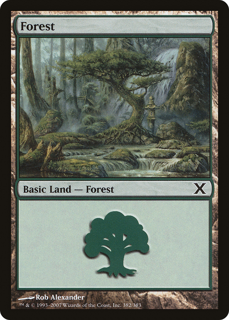 Forest (382) (10E-382)  Foil - Tenth Edition