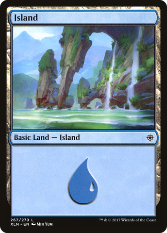 Island (267) (XLN-267) - Ixalan Foil