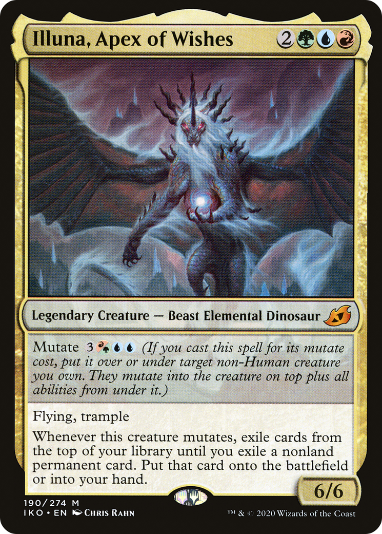 Illuna, Apex of Wishes (IKO-190)  Foil - Ikoria: Lair of Behemoths