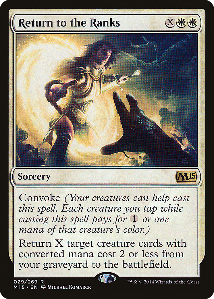 Return to the Ranks (M15-029)  Foil - Magic 2015