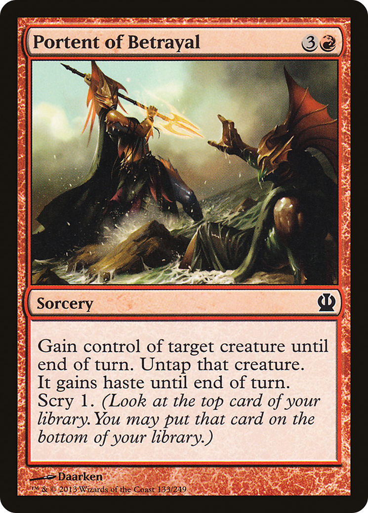 Portent of Betrayal (THS-133)  Foil - Theros
