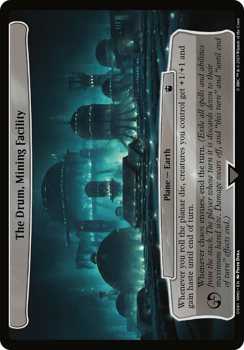 The Drum, Mining Facility (WHO-581)  - Doctor Who