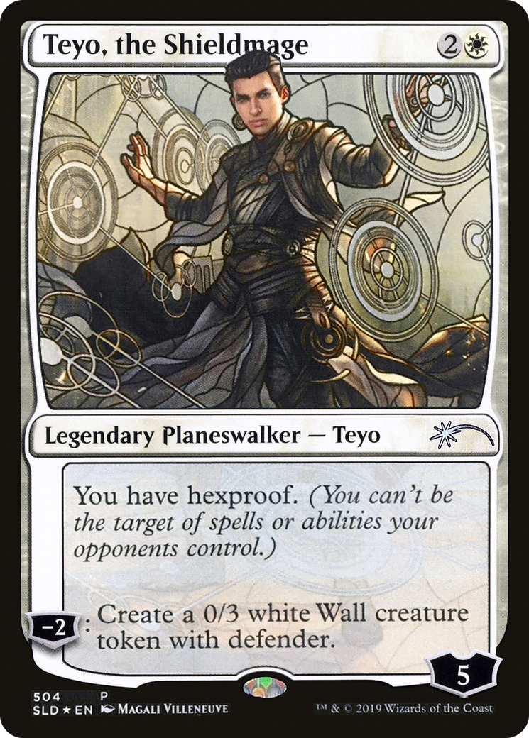 Teyo, the Shieldmage (Stained Glass) (SLD-504)  Foil - Secret Lair Drop