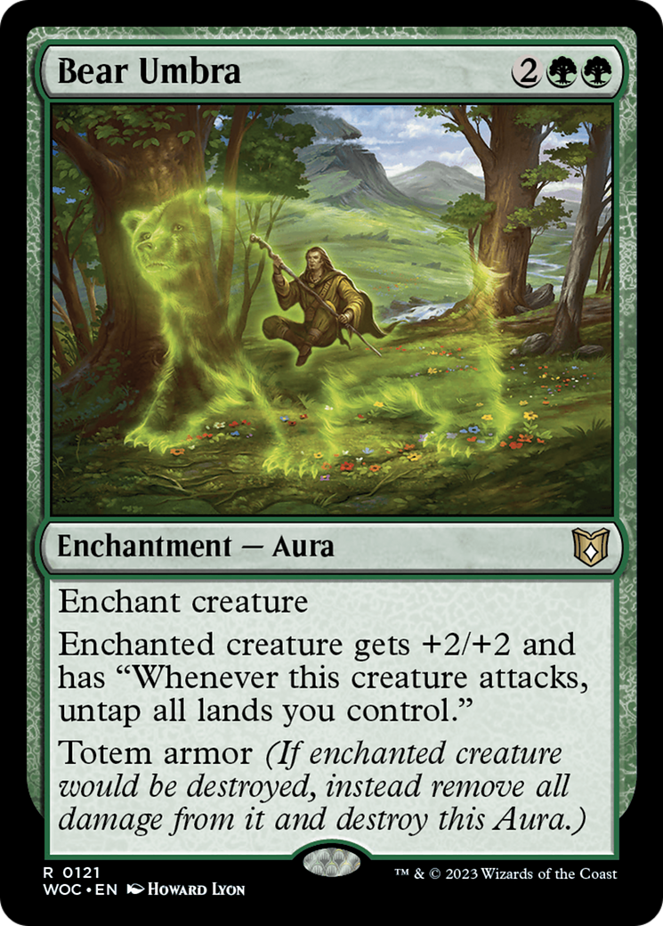 Bear Umbra (WOC-121)  - Wilds of Eldraine Commander