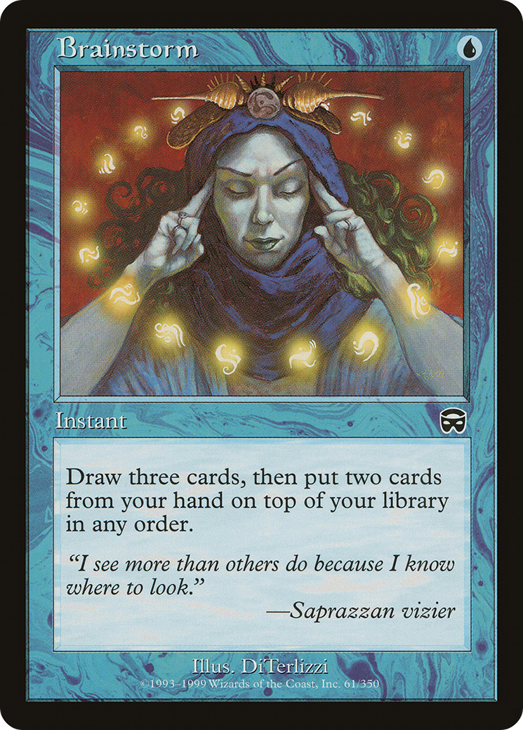 Brainstorm (MMQ-061)  Foil - Mercadian Masques