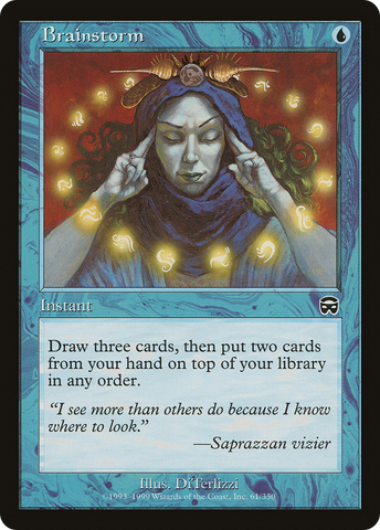 Brainstorm (MMQ-061)  Foil - Mercadian Masques