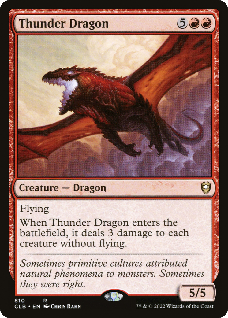Thunder Dragon (CLB-810)  - Commander Legends: Battle for Baldur's Gate