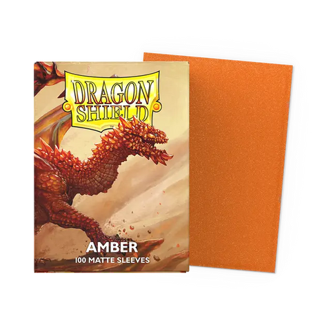 Dragon Shield Standard Size Sleeves Matte Amber (100ct)