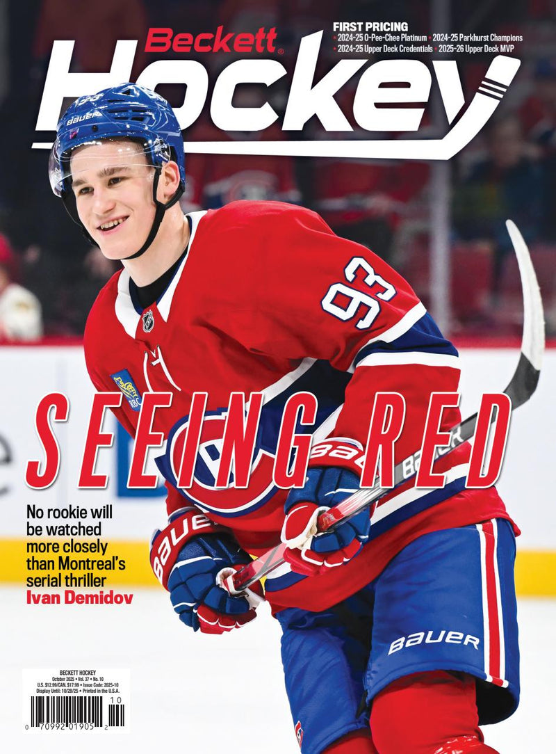 Beckett Hockey Monthly Price Guide October 2025