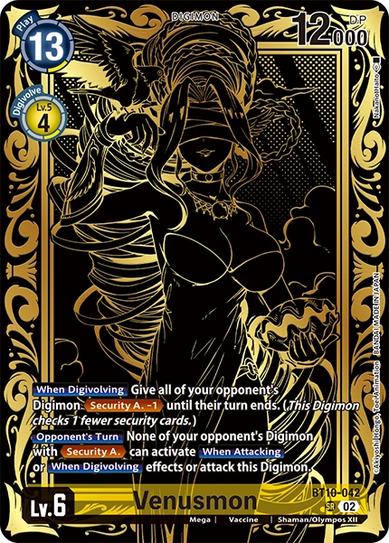 Venusmon (Tamer's Evolution Box -Rise of Digimon-) (BT10-042) - Xros Encounter Foil