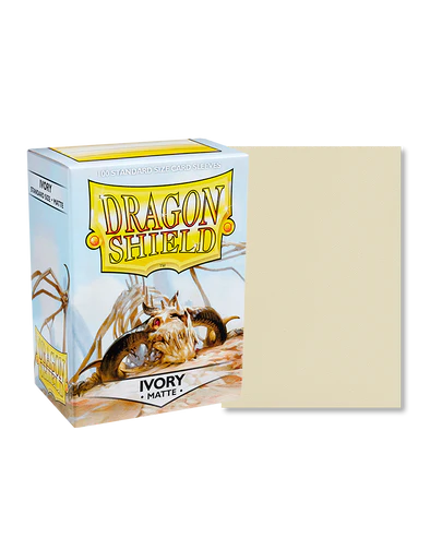 Dragon Shield Standard Size Sleeves Matte Ivory (100ct)