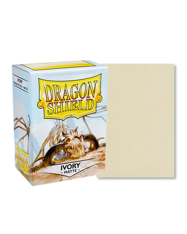 Dragon Shield Standard Size Sleeves Matte Ivory (100ct)
