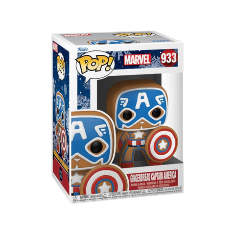 Funko Pop! Marvel - Gingerbread Captain America #933