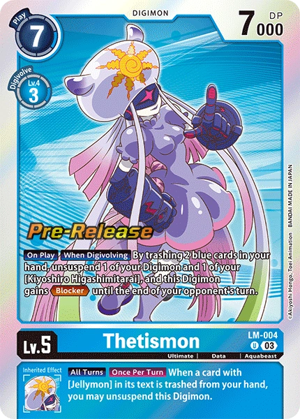 Thetismon (English Exclusive) (LM-004) - Exceed Apocalypse Pre-Release Cards Foil