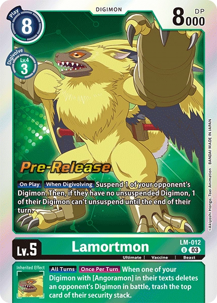 Lamortmon (English Exclusive) (LM-012) - Exceed Apocalypse Pre-Release Cards Foil