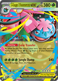 Mega Venusaur ex 013  - Holofoil ME Mega Evolution Promo - Promo