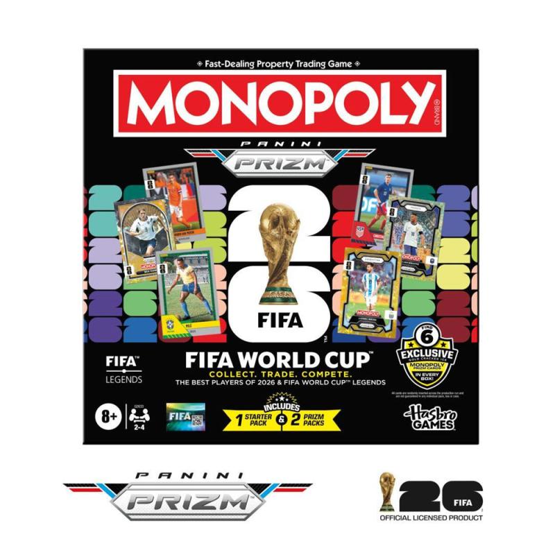 2026 Panini Prizm Monopoly FIFA World Cup Soccer Game