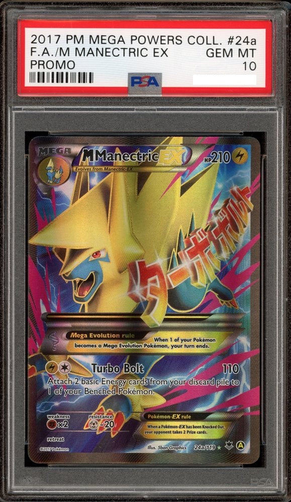Pokemon M Manectric EX (24a/119) [Alternate Art Promos] PSA 10
