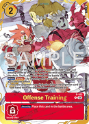Offense Training (Premium Card Collection -Digimon Training Set-) (P-103) - Digimon Promotion Cards Foil