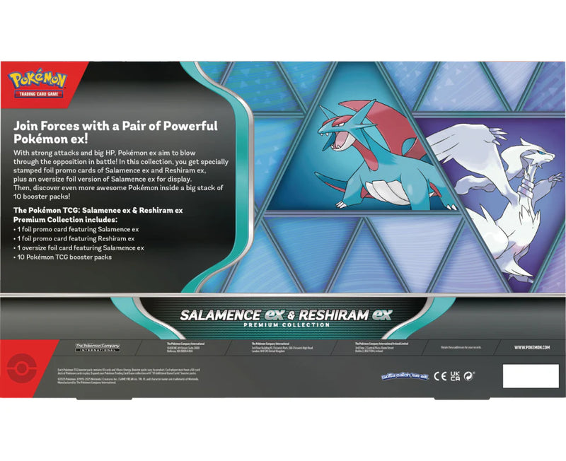 (Pre-Order) Pokemon Salamence ex & Reshiram ex Premium Collection, Release Date: October 24, 2025