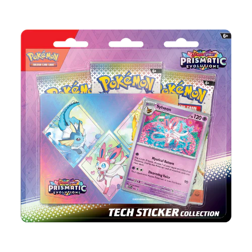 Pokemon Prismatic Evolutions Tech Sticker - Sylveon