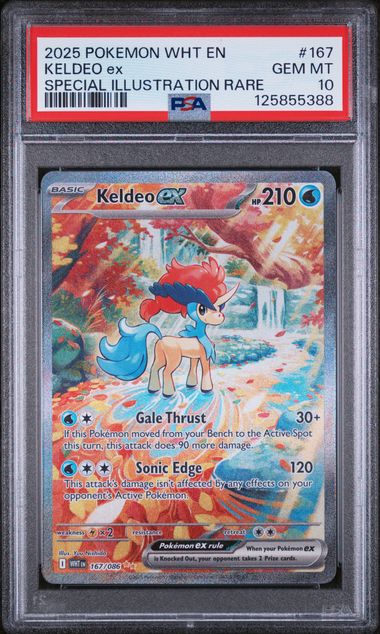 Pokemon Keldeo ex Special Illustration Rare (167/086) [Scarlet & Violet: White Flare] PSA 10