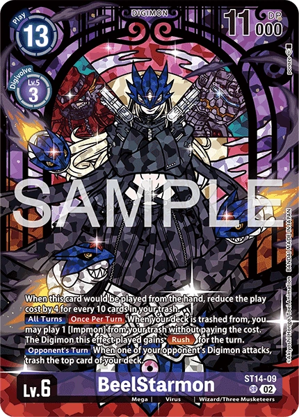 BeelStarmon (Premium Heroines Set Ver.2) (ST14-09) - Starter Deck 14: Beelzemon Advanced Deck Set Foil
