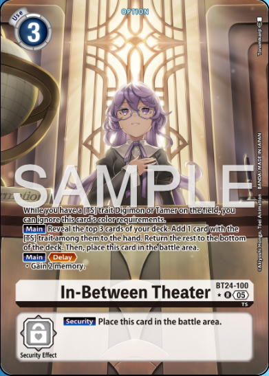 In-Between Theater (Alternate Art) (BT24-100) - Time Stranger Foil