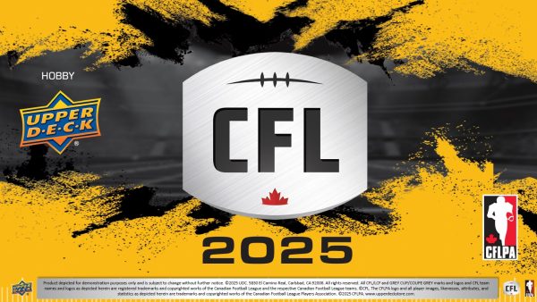 2025 Upper Deck CFL Canadian Football League Hobby Box (Call for Price)