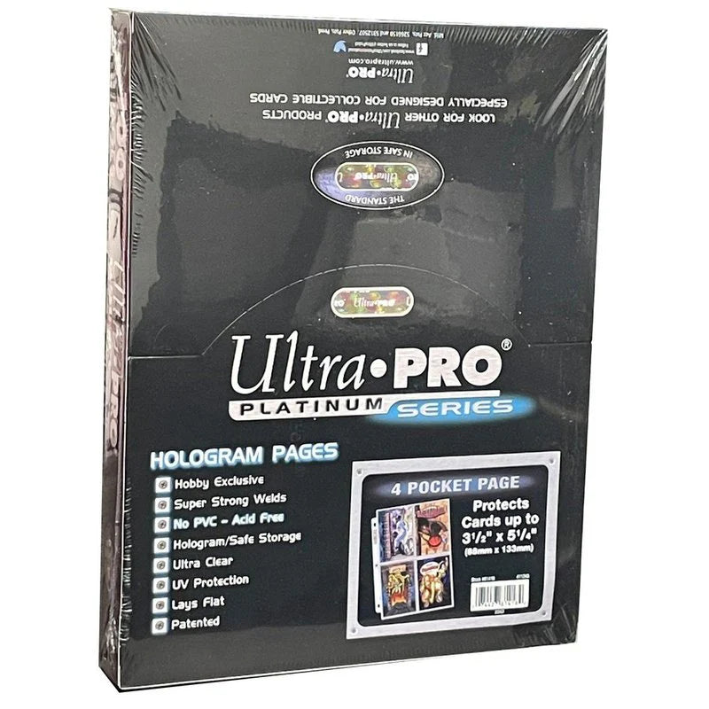 Ultra Pro 4 Pocket Toploader Page Box