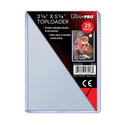 Ultra Pro 3 1/2" x 5 1/8" Toploader (25ct)