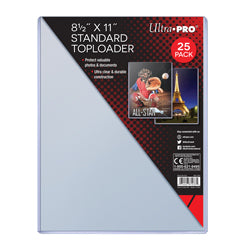 Ultra Pro 8 1/2 x 11" Toploader (25ct)