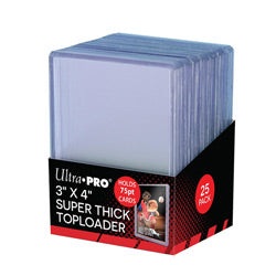 Ultra Pro 3" x 4" 75pt Super Thick Toploader