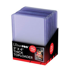Ultra Pro 3" x 4" 100pt Thick Toploader