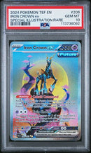 Pokemon Iron Crown ex Special Illustration Rare (206/162) [Scarlet & Violet: Temporal Forces] PSA 10