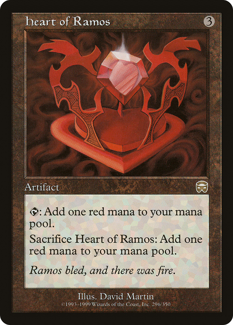 Heart of Ramos (MMQ-296)  Foil - Mercadian Masques