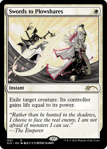 Swords to Plowshares (1021) (SLD-1021)  Foil - Secret Lair Drop