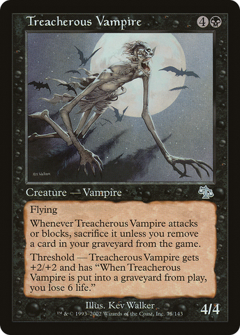 Treacherous Vampire (JUD-075)  - Judgment