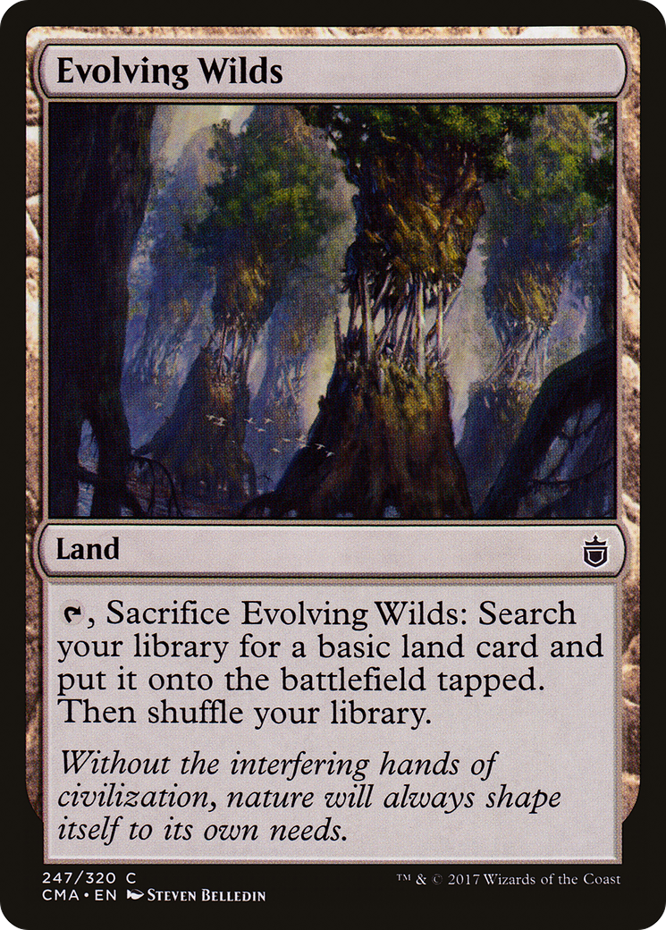 Evolving Wilds (CMA-247)  - Commander Anthology