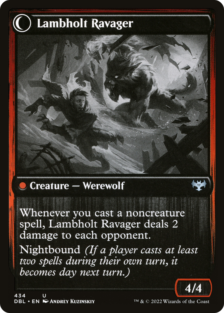 Lambholt Raconteur (DBL-434)  - Innistrad: Double Feature: (Double Faced Transform)