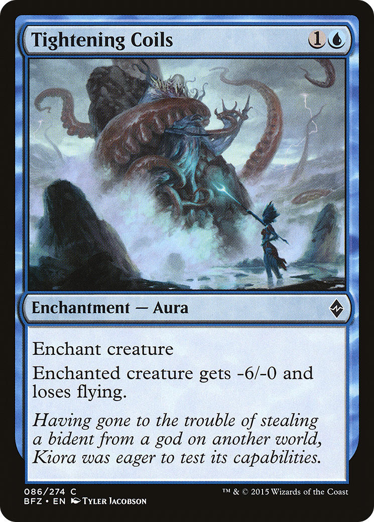Tightening Coils (BFZ-086)  Foil - Battle for Zendikar
