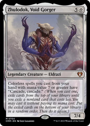 Zhulodok, Void Gorger (CMM-704)  Foil - Commander Masters