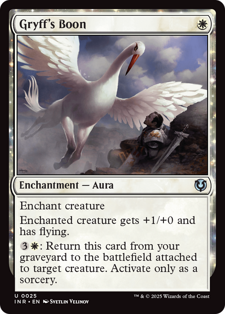 Gryff's Boon (INR-025)  Foil - Innistrad Remastered: (enchantment)