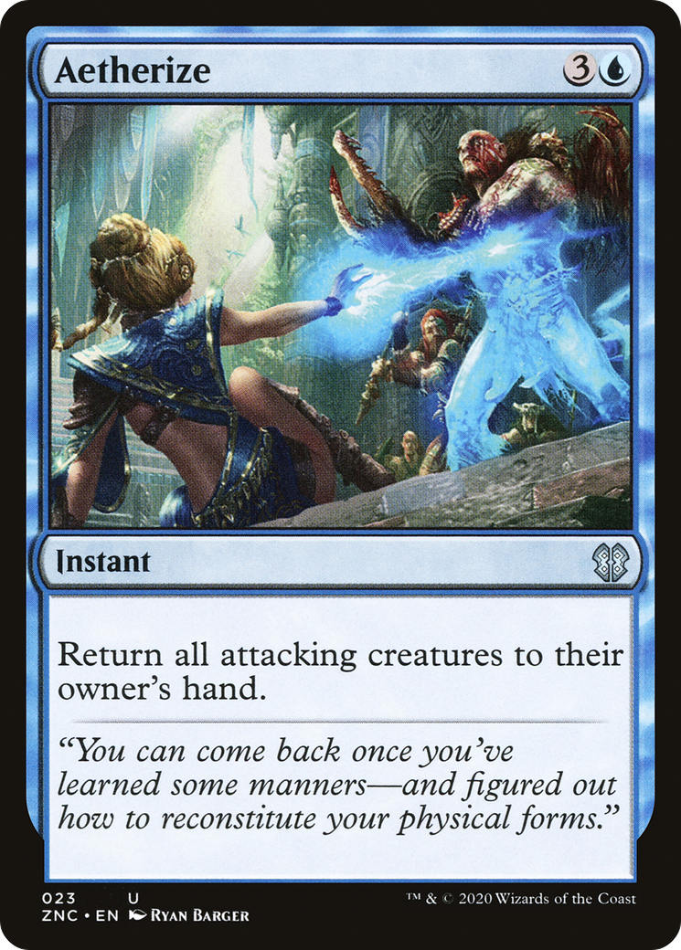 Aetherize (ZNC-023)  - Zendikar Rising Commander