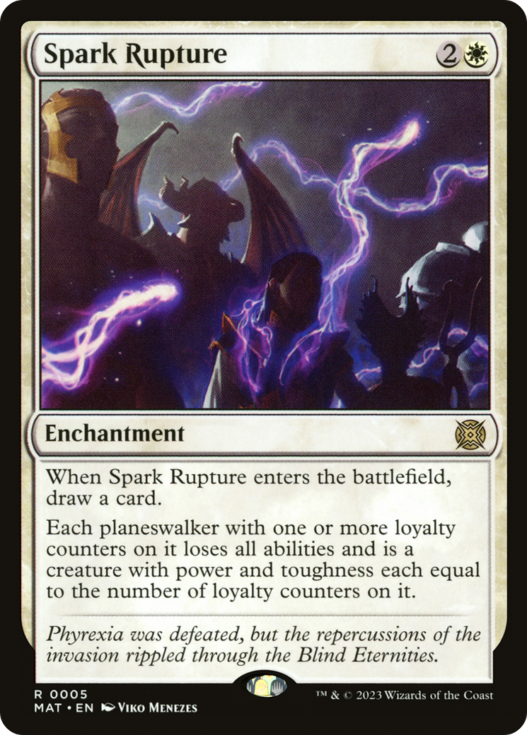 Spark Rupture (MAT-005)  Foil - March of the Machine: The Aftermath