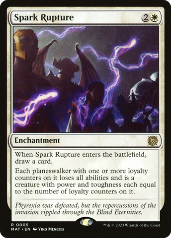 Spark Rupture (MAT-005)  Foil - March of the Machine: The Aftermath
